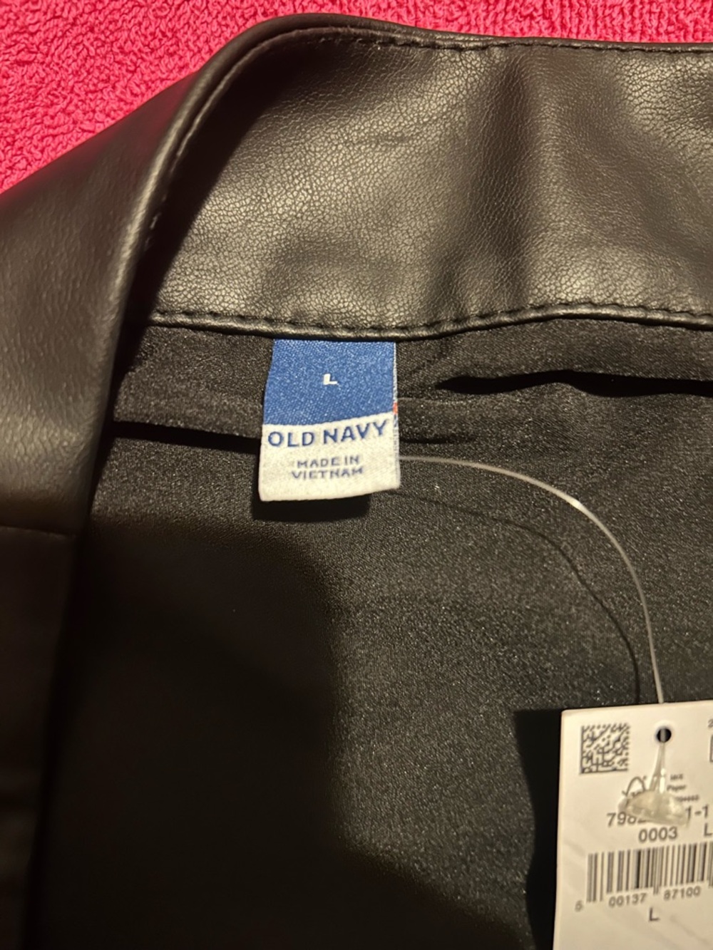 Old Navy Black Faux Leather Wrap-Front Mini Skirt - Picture 6 of 7